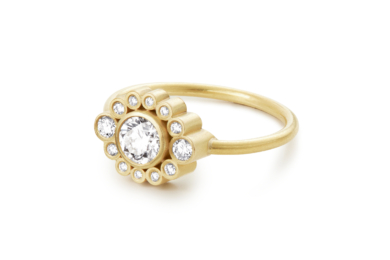 Forlovelsesring. Diamantring. Edith Hegedüs