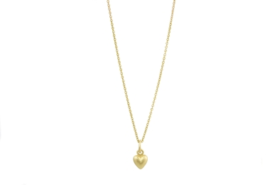 Heart guld halskæde