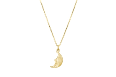 Moon guld halskæde